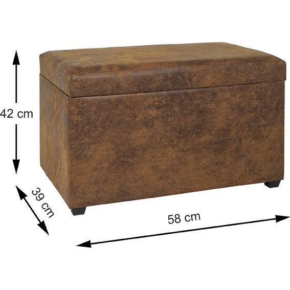 Thumbnail - HAKU Möbel, Sitzbank, Sitztruhe (58 cm)