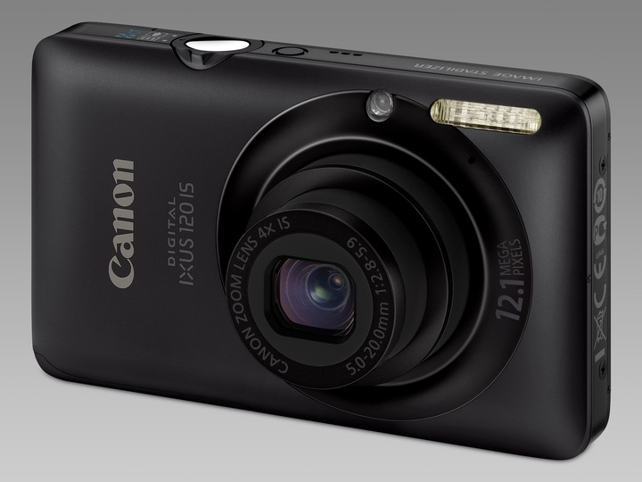 Actual product image Canon Digital IXUS 120 IS, 12MP, 4x Zoom, HD-Movie, Black (12 Mpx, 1/2,3'')