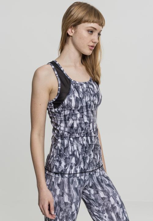 Produktbild Urban Classics Ladies Active Graphic Top (S)