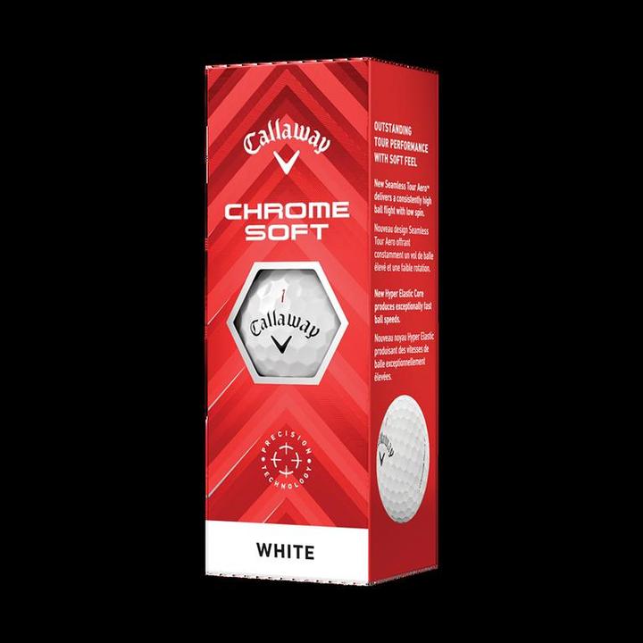 Actual product image Callaway Chrome Soft white (2024)