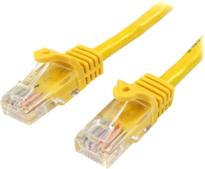Actual product image StarTech 2m Yellow Cat 5e Patch Cable (UTP, CAT5e, 2 m)