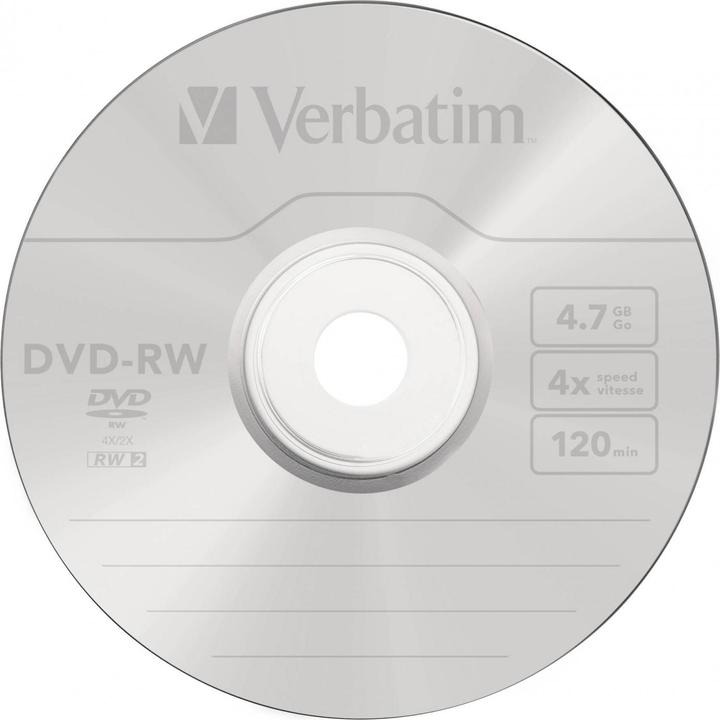 Image du produit Verbatim Dvd-Rw (25 x)
