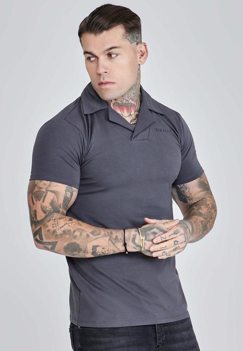 Actual product image Siksilk T-Shirt Smart Revere Polo - Muscle Fit (XS)