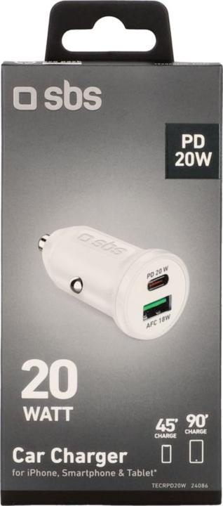 Actual product image SBS 20W car charger