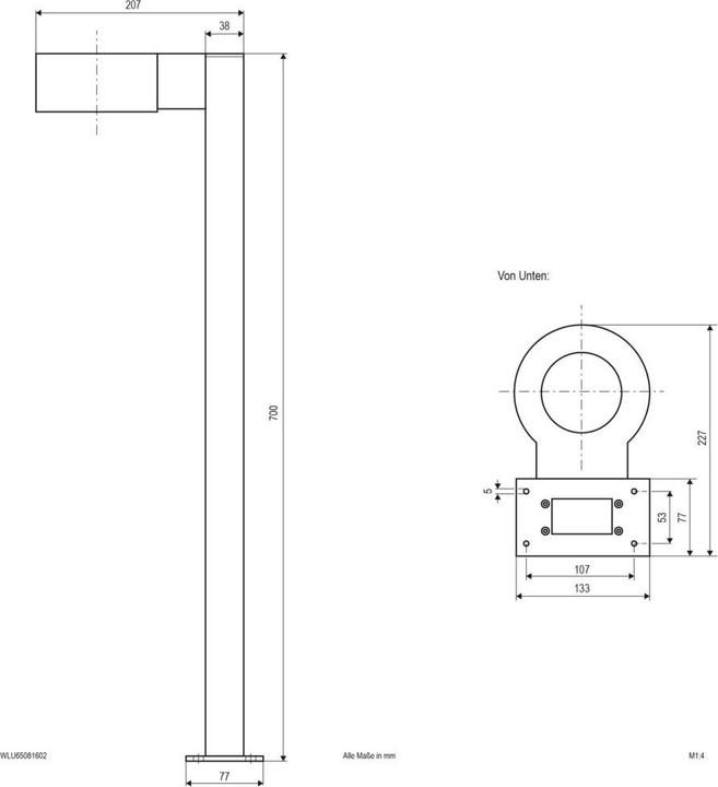 Actual product image EVN-Lichttechnik LED path light (600 lm, IP65)