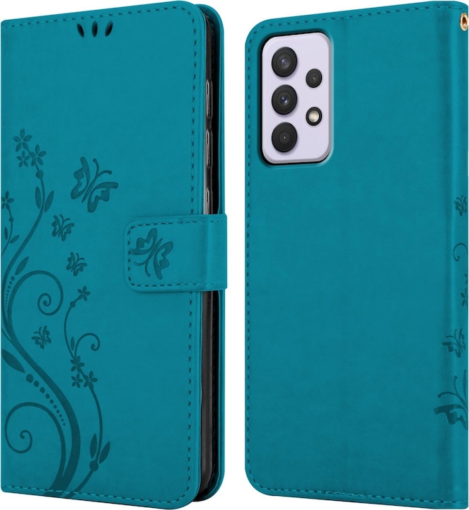 Actual product image Cadorabo Flower Book cover (Samsung Galaxy A33 5G)