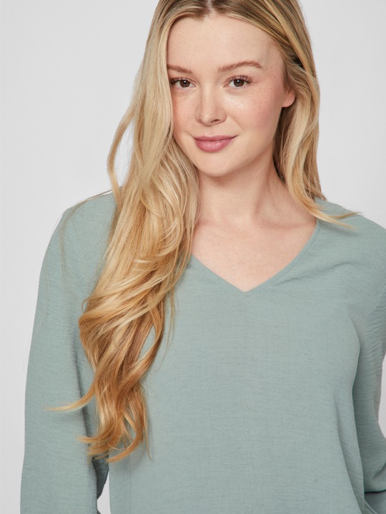 Actual product image Vila Long-sleeved top with V-neck (40)