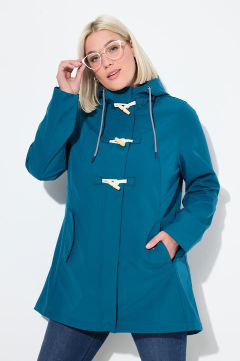 Produktbild Ulla Popken HYPRAR Softshelljacke, wasserabweisend, Knebelknöpfe (54)