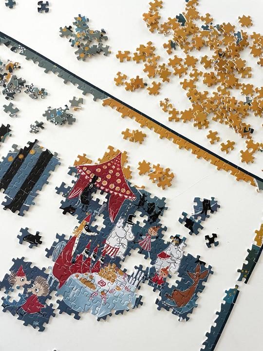 Productafbeelding Barbo Toys Moomin Kunst Puzzel Groen 1000 stuks (1000 onderdelen)