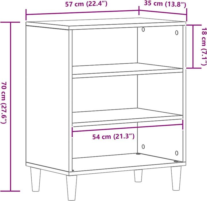 Image du produit vidaXL Sideboard (35 x 35 x 70 cm)