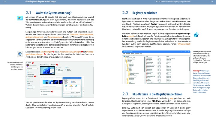 Etichetta energetica Windows 11 Reparaturhandbuch (Tedesco, Immersore Cristiano, 2022)
