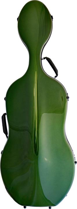 Actual product image JML Cello case 4/4 dark green - 50% carbon (Cello)