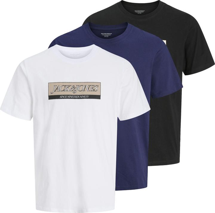 Image du produit Jack & Jones T-Shirt Inwood Kurzarmshirt im Dreierpack (XL)