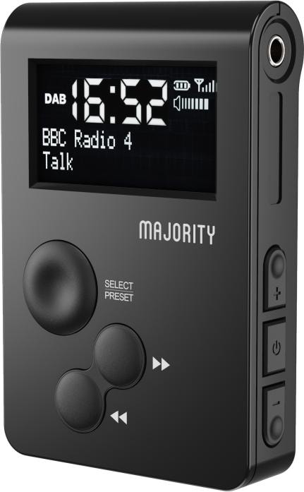 Image du produit Majority Radio numérique portable (DAB+ DAB, FM, Fréquence radio (RF))