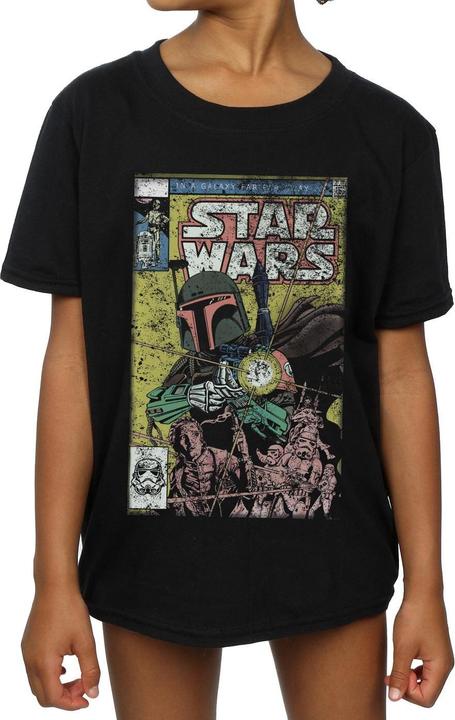 Produktbild Star Wars Boba Fett Comic TShirt Mädchen (140, 146)