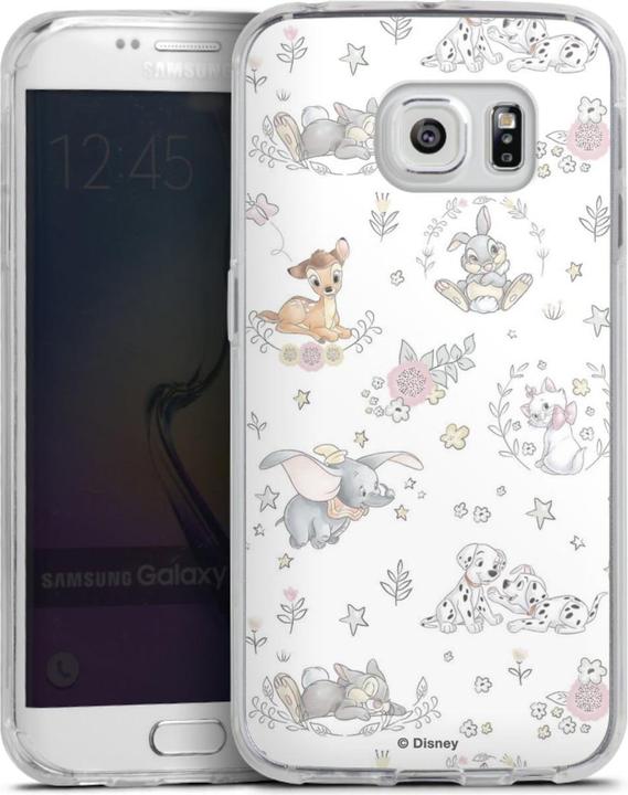 Actual product image DeinDesign Silikon Hülle für Samsung Galaxy S6 Edge Handyhülle Case Smartphone Schutzhülle Bambi Disney Dumbo (Samsung Galaxy S6 Edge)