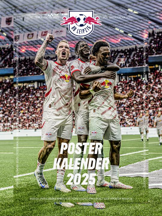 Actual product image RB Leipzig 2025 - Poster calendar (48 x 64 cm, Hardcover, German)