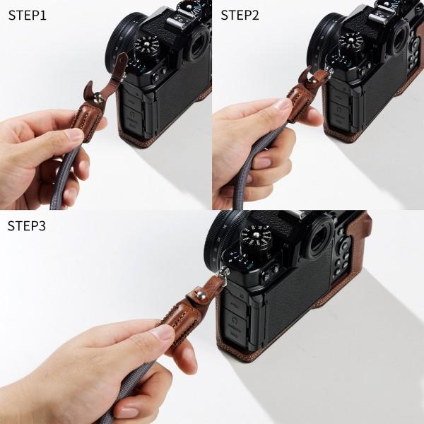 Actual product image SmallRig Kit Ledere Tasche für Nikon Z f (braun) - 5096