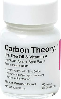 Produktbild Carbon Theory Tea Tree Oil & Vitamin A Breakout Control 30ml - New (Körperlotion, 30 ml)