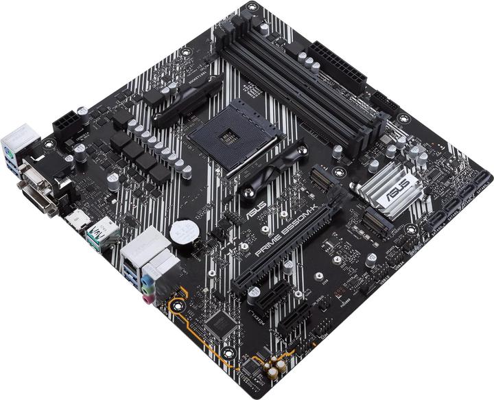 Actual product image ASUS PRIME B550M-K (AM4, AMD B550, mATX)