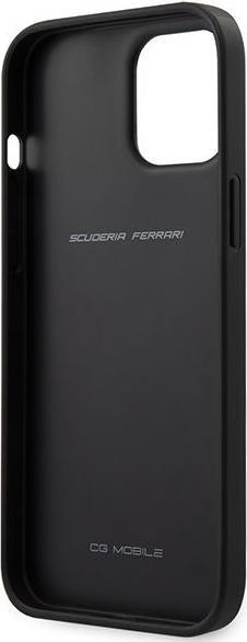 Actual product image Ferrari FESPEHCP12LRE iPhone 12 Pro Max 6.7" czerwony/red hardcase On Track Perforated (Apple iPhone 12 Pro Max)