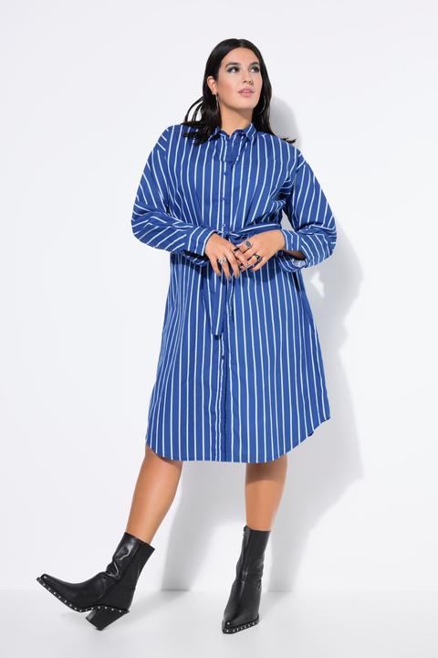 Immagine prodotto Studio Untold Abito midi chemisier a righe dal taglio oversize (54)