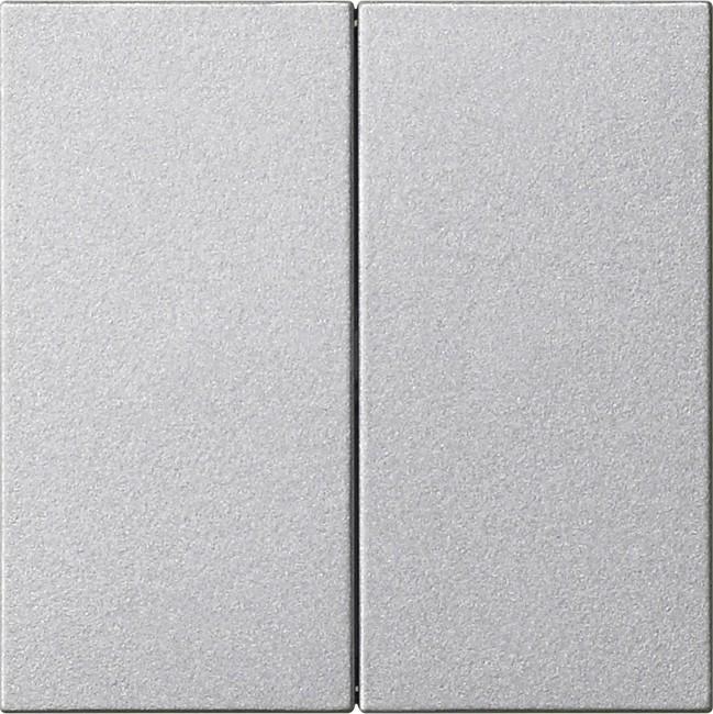 Gira Wippe 2f unbedruckt System 55 F Alu 537026