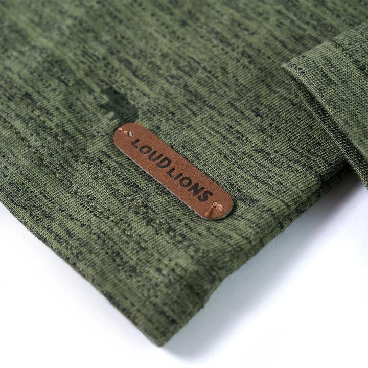 Produktbild VidaXL Kinderhemd Khaki Melange 92,Material: 80 % Baumwolle. 20 (92)