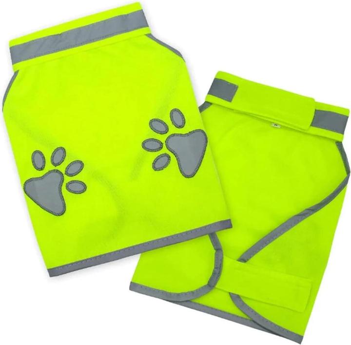 Image du produit Cbx Gilet réfléchissant haute visibilité pour chiens, gilet de sécurité pour chiens - taille S (S, Gilet pour chien)