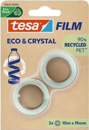 Produktbild tesa tesafilm® ECO & CRYSTAL Klebeband 33m:19mm (19 mm)
