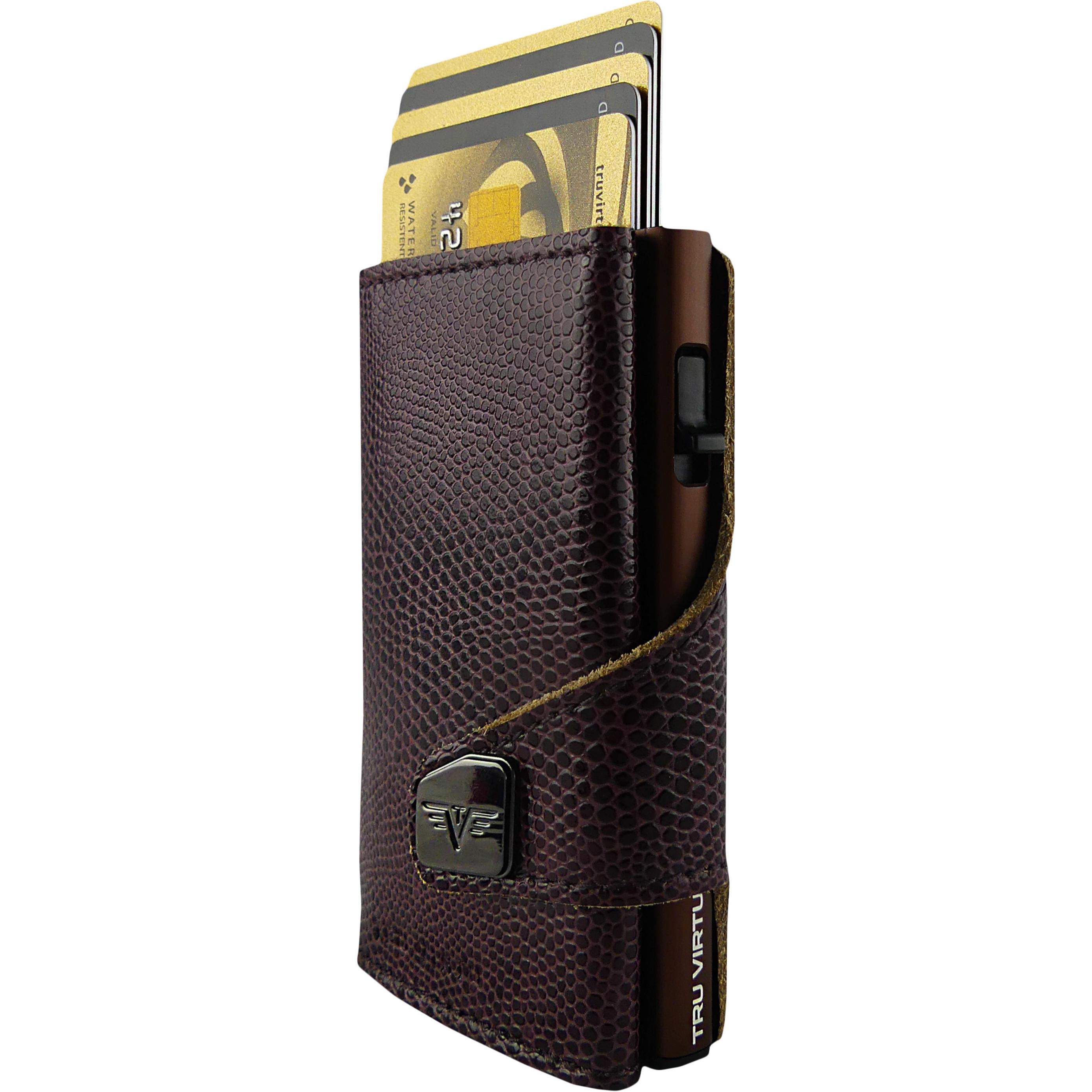 Thumbnail - Tru Virtu, Unisex, Portemonnaie, Click & Slide, Braun