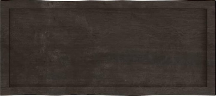 Actual product image VidaXL Tischplatte 100x40x6 cm Massivholz Eiche Behandelt (100 x 40 x 6 cm)