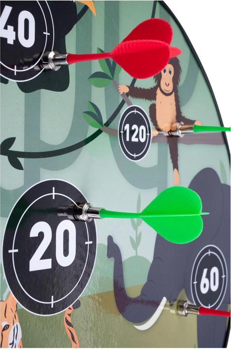 Actual product image Longfield Darts Magnetic Dartboard Double Sided Animals