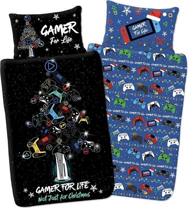 Image du produit Generic Gamer For Life Ensemble de housses de couette de Noël