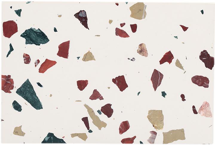 Actual product image Zeller Present Servierplatte und Schneidbrett Terrazzo 30x20x1.4 cm