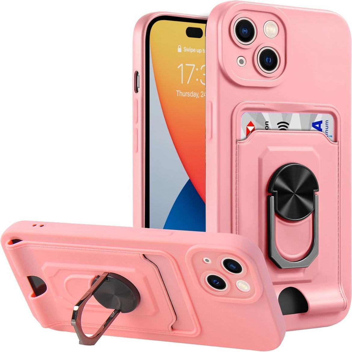 König Design Hülle Handy Schutz für Apple iPhone 14 Serie Case Cover Tasche Etuis Kartenfach (Apple iPhone 14 Pro Max), ...