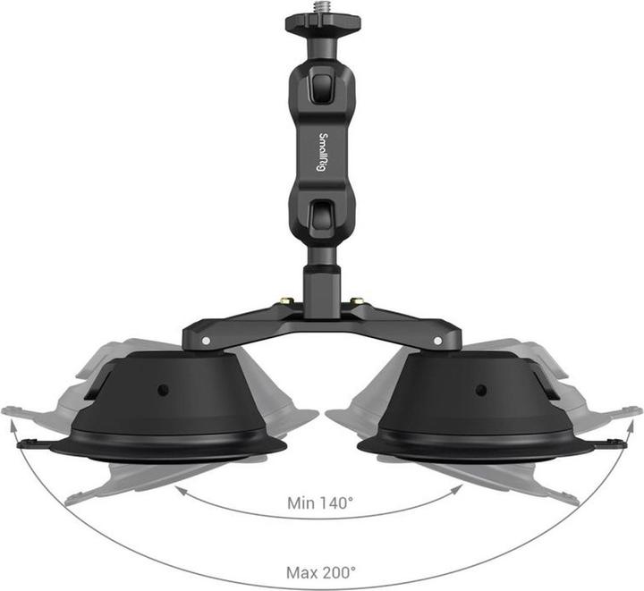 Image du produit SmallRig Support Port. Support de caméra à aspiration double SC-2K (Accessoires vidéo divers)