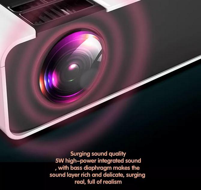 Produktbild PhoneLook High Definition LED Projektor Full HD 1080p Beamer Wifi (Full HD)