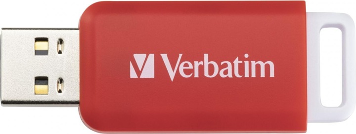 Produktbild Verbatim DataBar USB 2.0 16GB Red (16 GB, USB-A, USB 2.0)