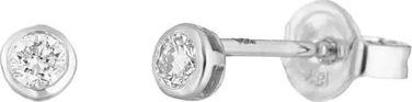 Ohrstecker MY FIRST DIAMOND, 18 Karat Weissgold