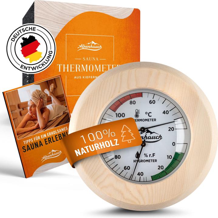 Alpenhauch Sauna-Thermometer & Hygrometer
