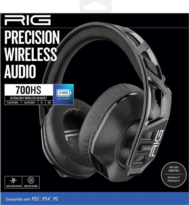Actual product image Nacon Gaming RIG 700 HS Headset Wired Head-band Gaming Black (Cable)