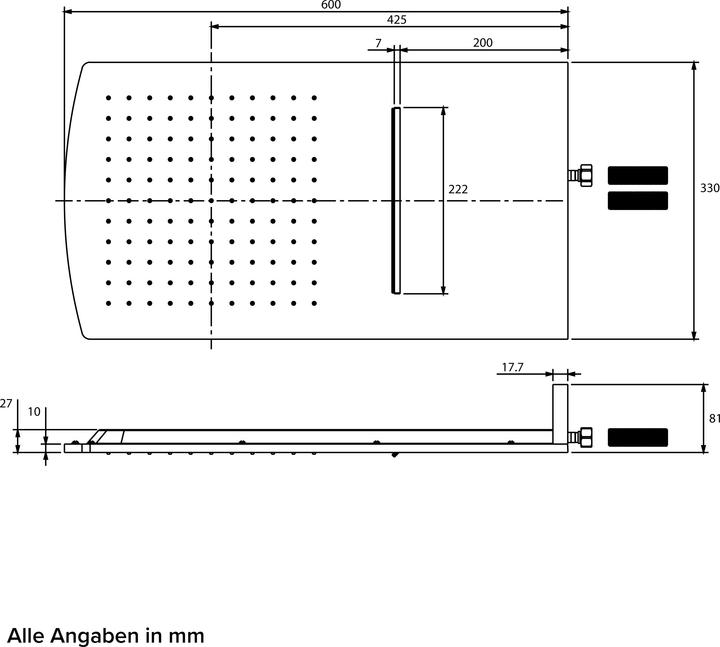 Actual product image Chris Bergen Rain panel (2 Beam types)