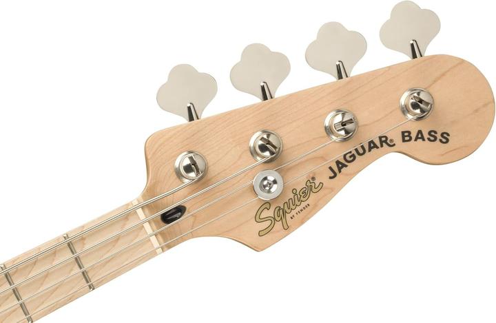 Actual product image Squier Affinity Series Jaguar Bass H Black MN electric bass guitar (Electric bass, Body: poplar wood, Fingerboard: maple wood, Neck: maple wood)