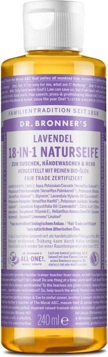 Produktbild Dr. Bronner's 18-IN-1 Lavendel (Flüssigseife, 240 ml)