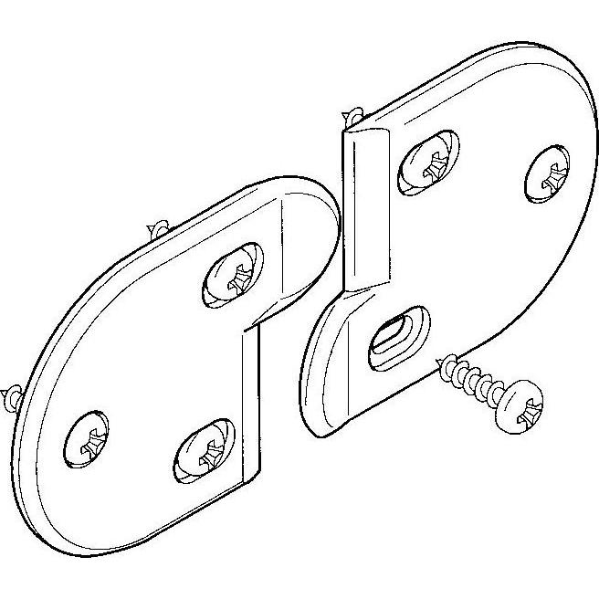 Thumbnail - HAWA, Türbeschlag + Scharnier, Türenbündighalter Multifold 30 / 30/W