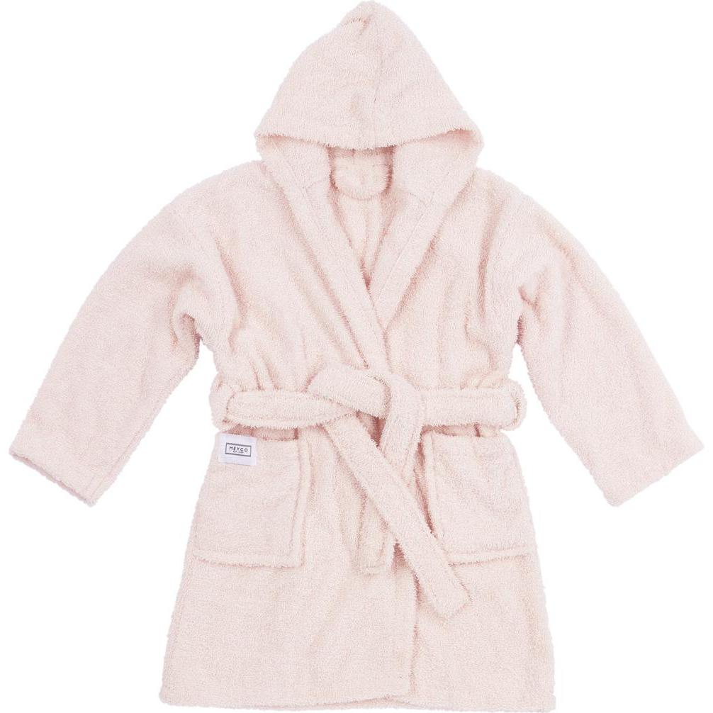 Meyco, Bademantel, Bademantel mt 98/104 basic Frottee soft pink (104)