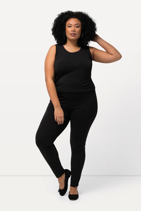 Actual product image Ulla Popken Stretch Knit Elastic Waist Slim Leggings (50, 52)