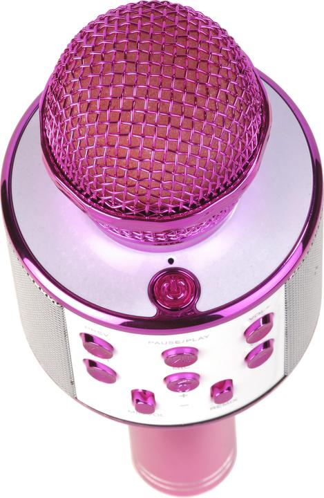 Actual product image Denver Karaoke Microphone Speaker KMS-20P, pink