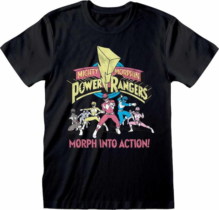 Immagine prodotto Power Rangers Morph Into Action Maglietta Adulto Unisex (M)